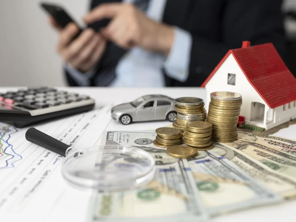 front view arrangement economy elements